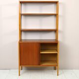 Vintage bookcase with sliding doors