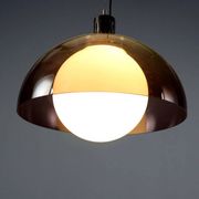 Vintage glass and methacrylate pendant, Italy, 1960s