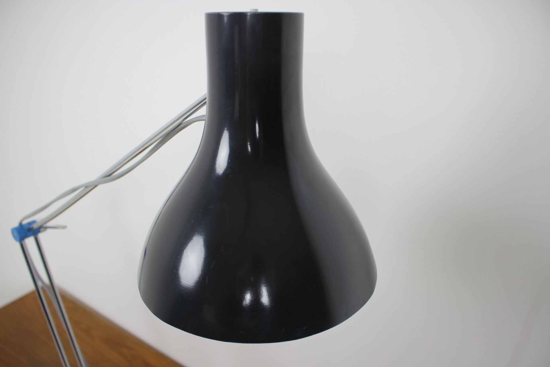 Mid-century work adjustable table lamp designed by Josef Hůrka for Napako, 1960's.