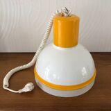 Vintage yellow Cubi Spot industrial pendant light