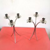 Paire de bougeoirs chandeliers design mikasa h&r