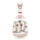 Bridge decanter, mid-century modern, glass, Hortensja, Poland, 1950s