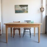 Table de ferme en chêne rénovée