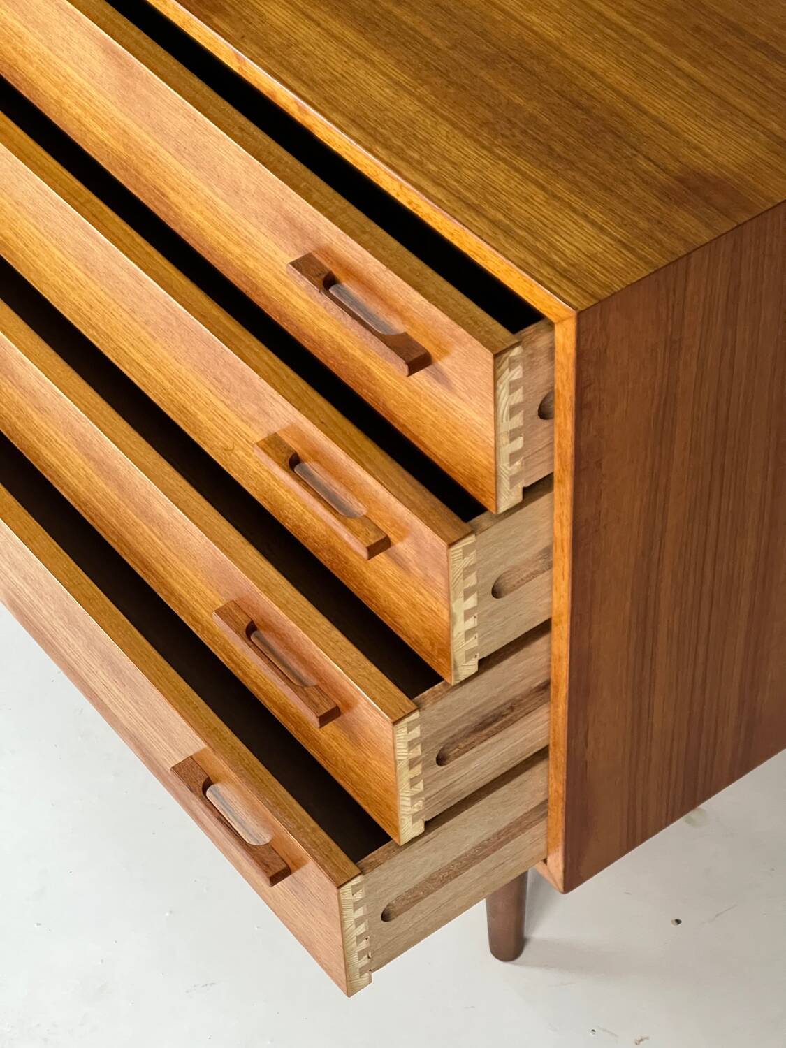 Danish teak chest of drawers sideboard Kai Kristiansen 60s vintage