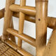 Fauteuil trône en bambou des années 70