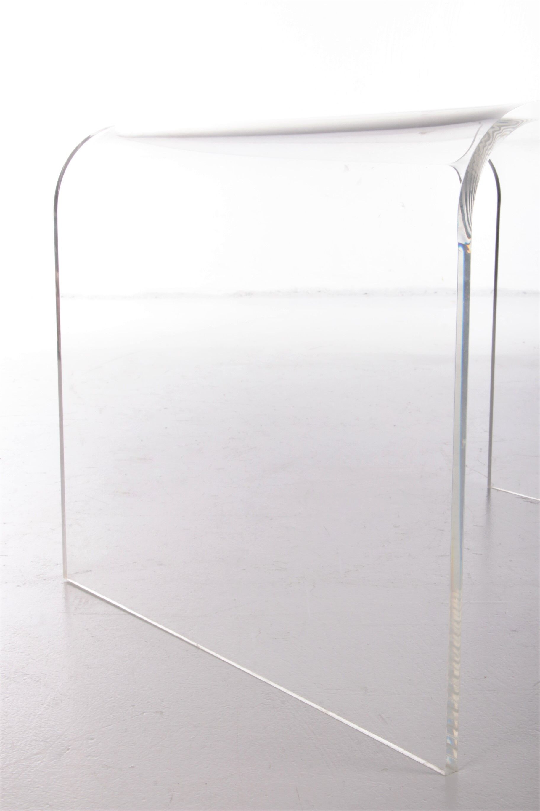 Plexiglass side table, 1970