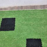 Handmade pure wool rug, artisan style, size 140 x 260 cm