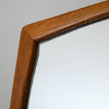 Mirror with teak frame