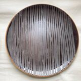 3 Dinner Plates 26 cm Yellow from Chrome - Limoges Porcelain