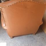 Vintage leather club chair