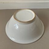 Old white salad bowl