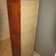 Curtain binder in chene of the years 50