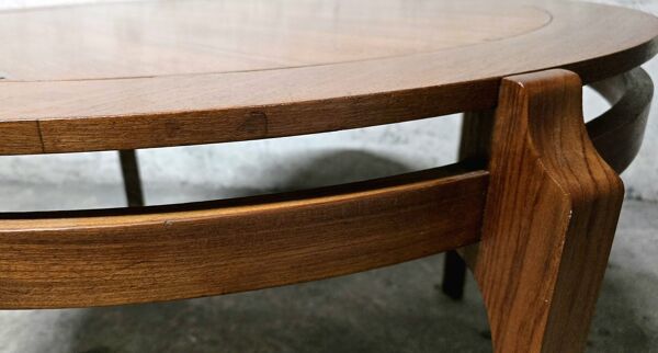 Table vintage en teck convertible