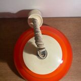 Vintage orange opaline pendant light