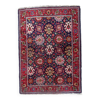 Tapis vintage Tabriz fait main