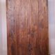 Old showcase in original blue patina Burmese teak