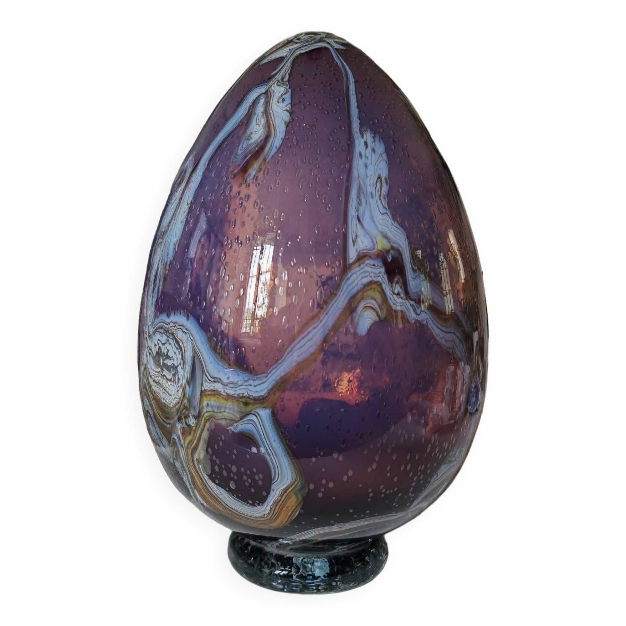 XXL blown glass egg