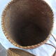 Ancient Japanese-style woven wicker basket