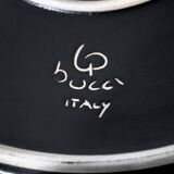 Céramiques noires de Franco Bucci pour l'atelier de Pesaro, Italie années 1970