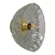 Vintage molded glass lampshade - tableware collection -