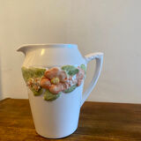 Pretty peach colored flower carafe