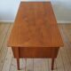 Danish teak floating desk by A.P. Svenstrup, 1960
