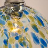 Suspension en verre de Murano conçue par Kalmar Autriche années 1970