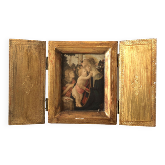 Altarpiece icon Italian in wood