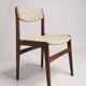Lot de 4 chaises scandinaves Erik Buch des années 60/70