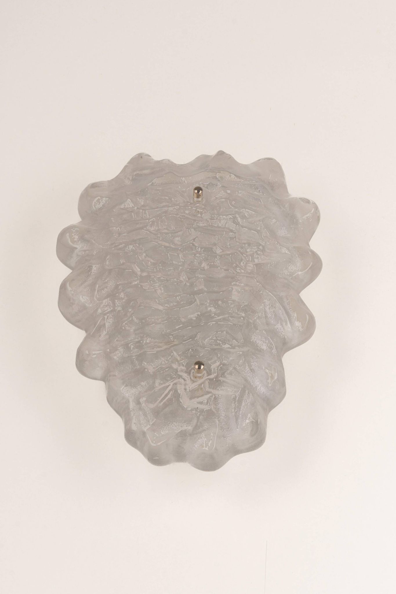 Crystal Glass Sputnik Wall Light by Peill & Putzler, Germany