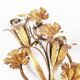 Stunning set of vintage Italian gilt florentine sconces by Biasca