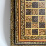Boite d'échecs en marqueterie