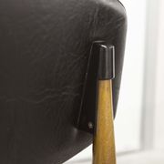 Lot of 4 Scandinavian chairs feet fused wood 60's