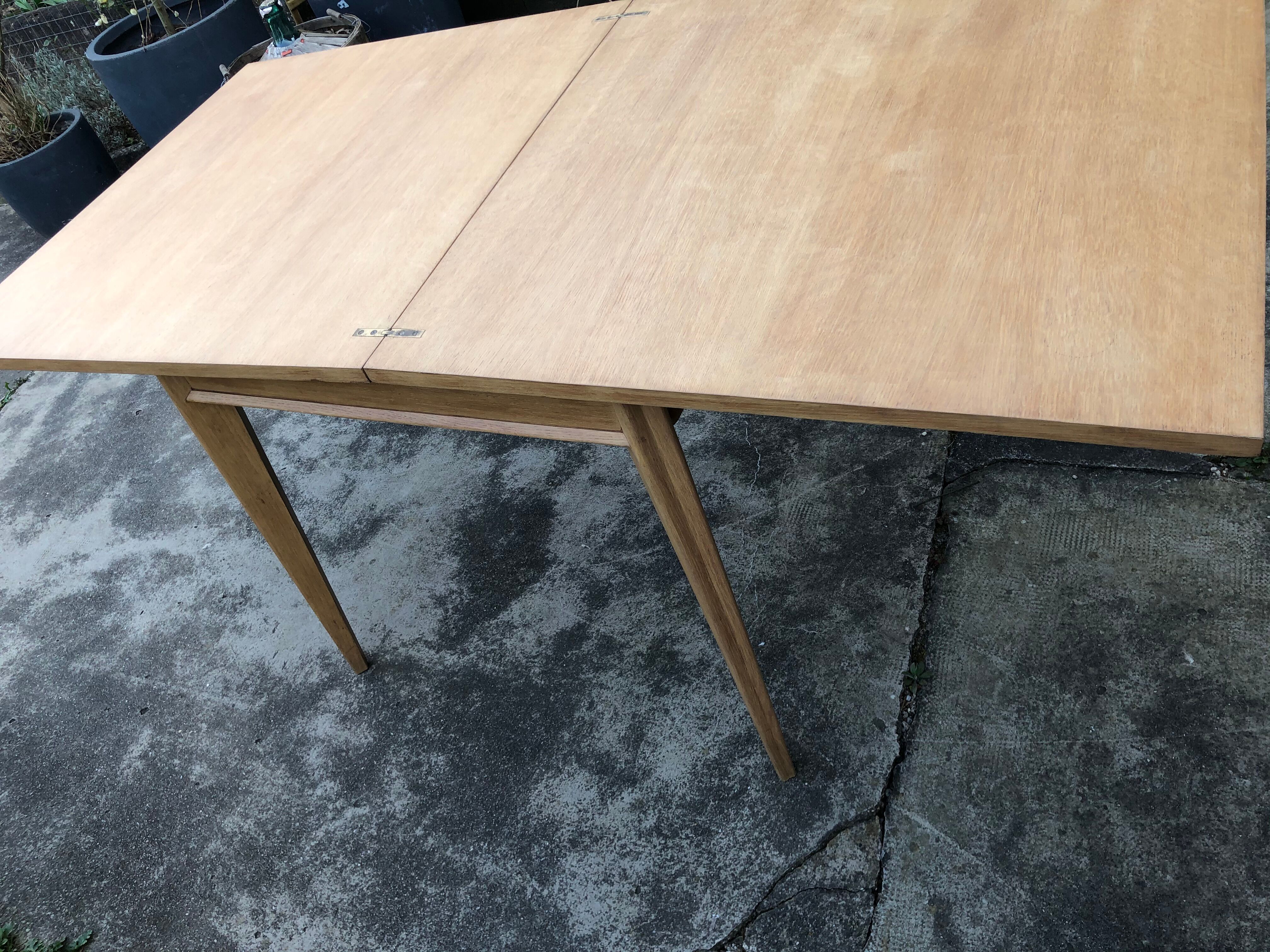 Table wallet foot compass tray marked