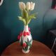 Vase tulipes vintage hollandais