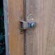 Cupboard door frame 121x97cm old wood paneled molded