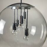 Lampe suspendue XL Spoutnik Big Ball Doria Leuchten, Allemagne Spaceage des années 1970