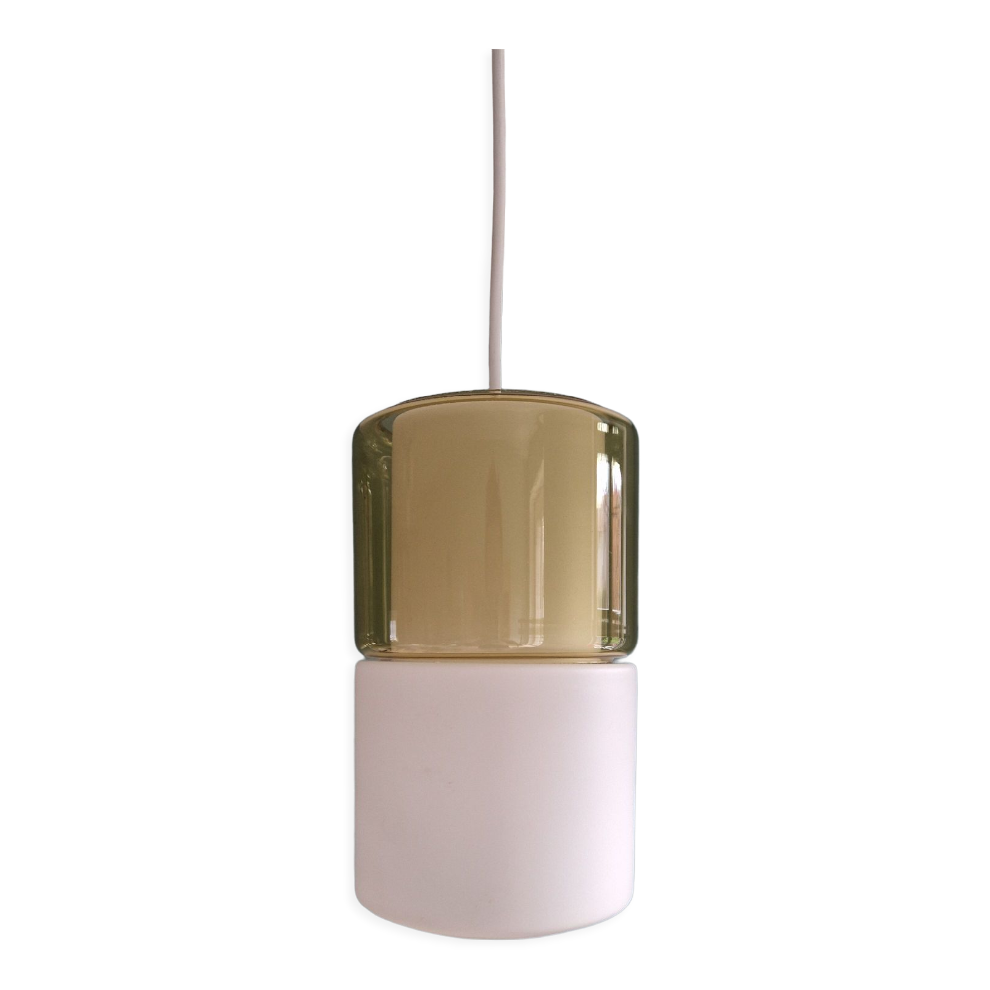 Suspension in opaline and colored glass, Peill & Putzler, 60s