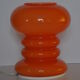 Orange glass table lamp, 1970
