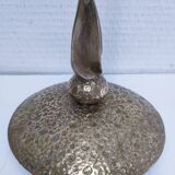 Pair of brass lamp bases Delmas design 90s