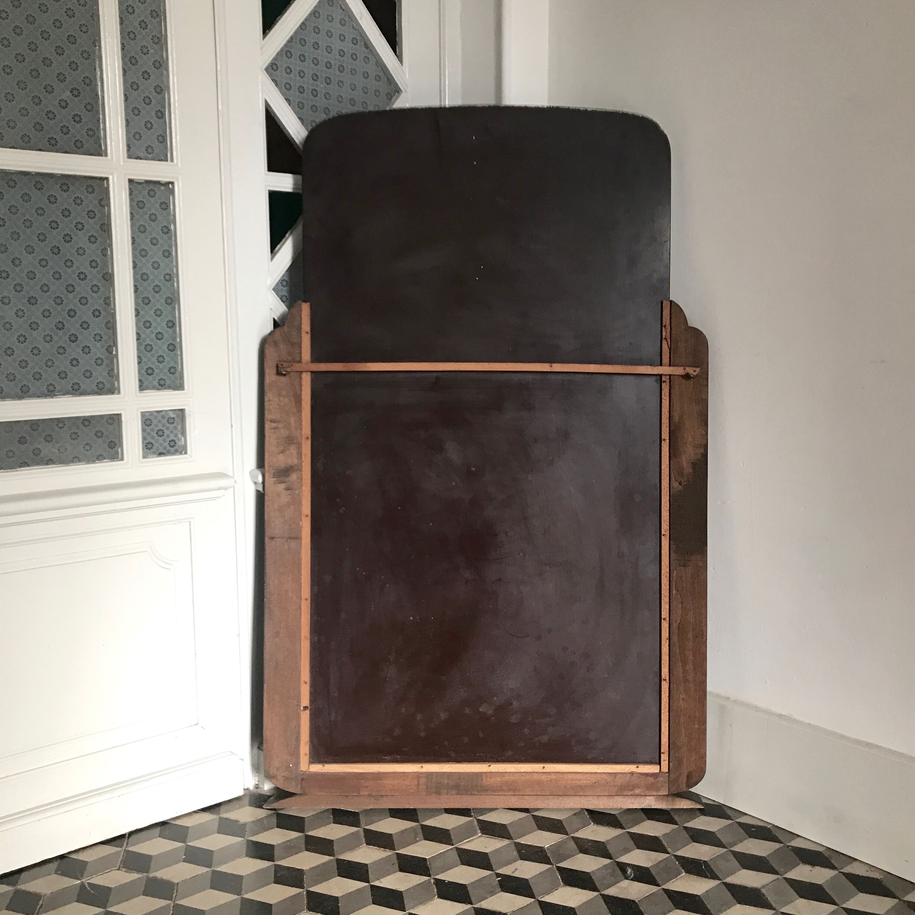 Art deco bevelled mirror 80x127cm