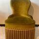 Toad armchair in gold velvet