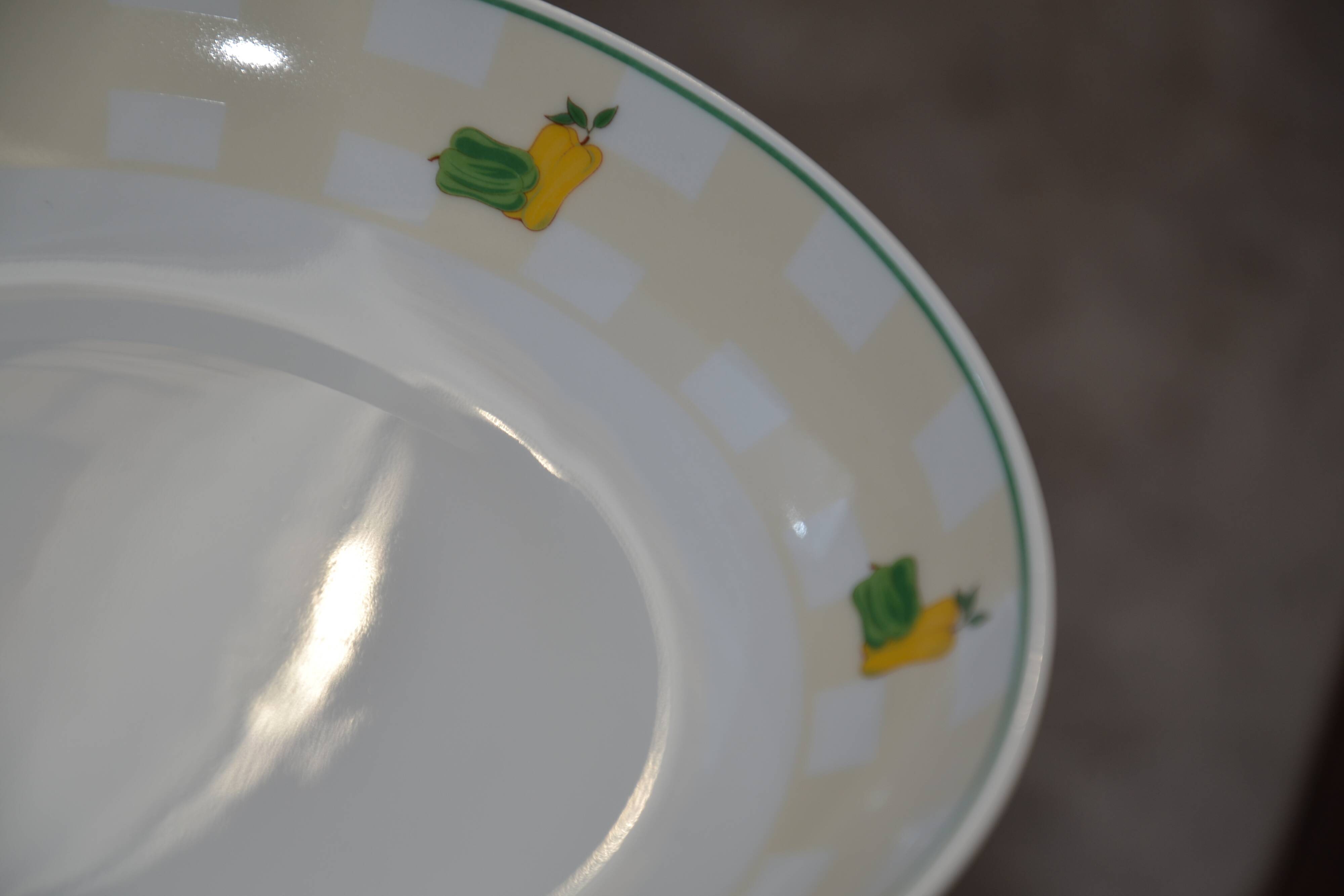 8 Guy Degrenne plates, “sweet and salty” model
