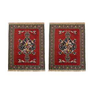 Paire de petit tapis