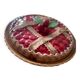 Barbotine plat à tarte cerise