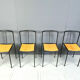 4 chairs by Zeus Noto Maurizio Peregalli Millepunte, 1985