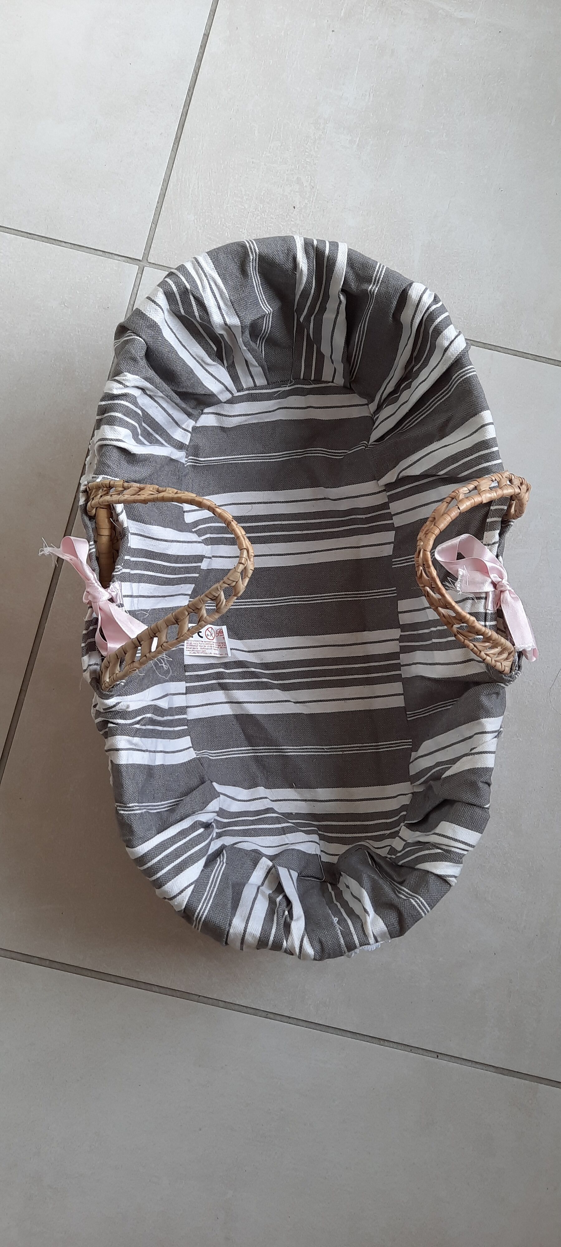 Couffin in natural palm