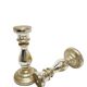 Pair of Candle Holders, Amalgam Glass