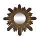 Golden sun mirror made in Italy 70