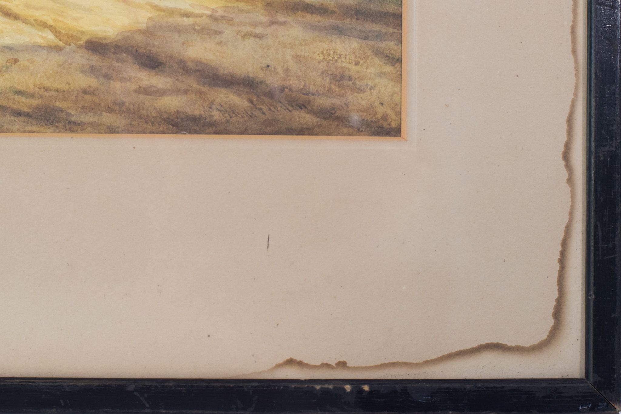 Aquarelle 'Paysage rural' par James Edward Grace